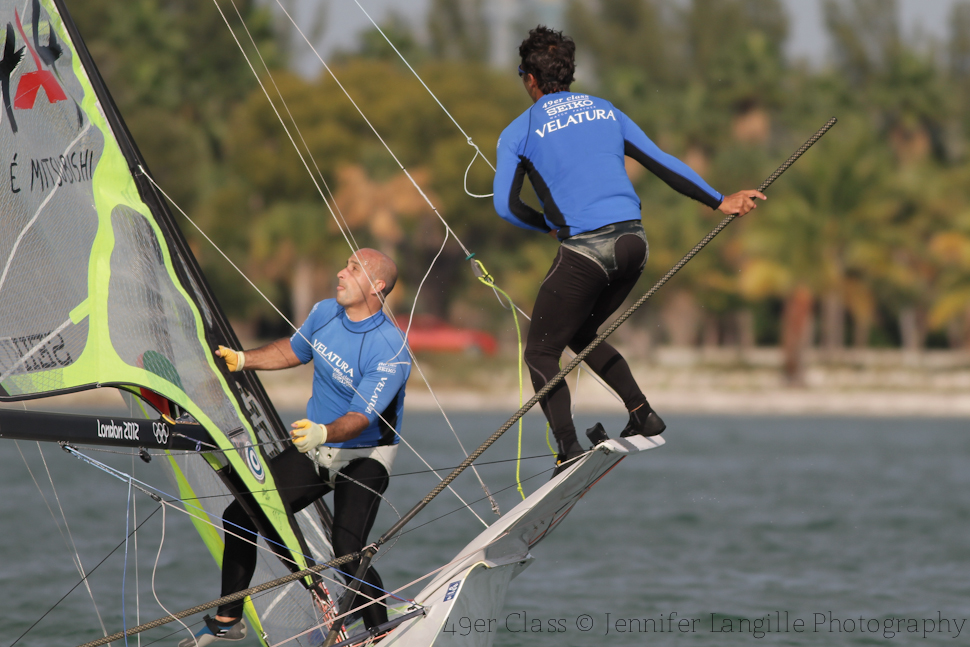 Francisco Andrade and Andre Fonseca tacking in Miami