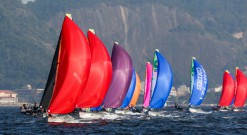 49er sailing in guanabara bay